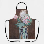 Edouard Manet – 水晶の花瓶の花 エプロン (正面)