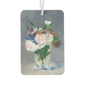 Edouard Manet – 水晶の花瓶の花 カーエアーフレッシュナー (裏面)