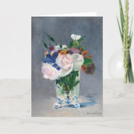 Edouard Manet – 水晶の花瓶の花 カード