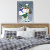 Edouard Manet – 水晶の花瓶の花 キャンバスプリント (インサイチュ (寝室))
