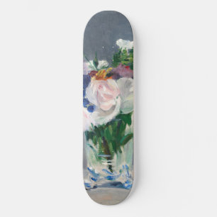 Edouard Manet – 水晶の花瓶の花 スケートボード