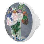 Edouard Manet – 水晶の花瓶の花 セラミックノブ (右)