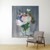 Edouard Manet – 水晶の花瓶の花 タペストリー (インサイチュ)