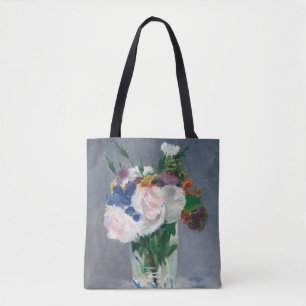 Edouard Manet – 水晶の花瓶の花 トートバッグ