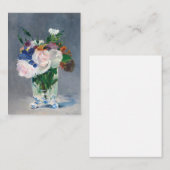 Edouard Manet – 水晶の花瓶の花 ノートカード (正面/裏面)