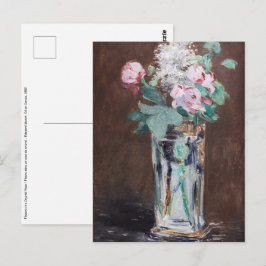 Edouard Manet – 水晶の花瓶の花 ポストカード