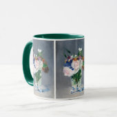 Edouard Manet – 水晶の花瓶の花 マグカップ (正面左)