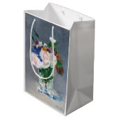 Edouard Manet – 水晶の花瓶の花 ミディアムペーパーバッグ (裏面アングル)