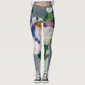 Edouard Manet – 水晶の花瓶の花 レギンス (正面)