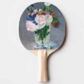 Edouard Manet – 水晶の花瓶の花 卓球ラケット (裏面)