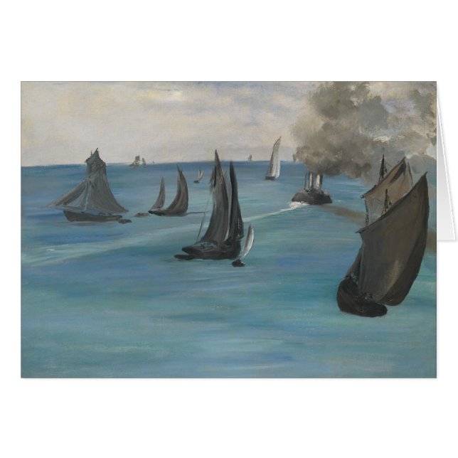 Edouard Manet – 海の景色、穏やかな天気 (正面横)