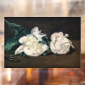 Edouard Manet – 白い牡丹の枝， Secateur ウィンドウサイン (シート2)
