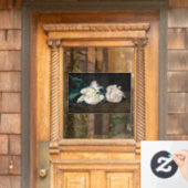 Edouard Manet – 白い牡丹の枝， Secateur ウィンドウサイン (ホームデコレーション)