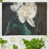 Edouard Manet – 白い牡丹の枝, Secateur キッチンタオル (折り畳み)