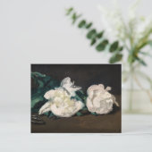 Edouard Manet – 白い牡丹の枝, Secateur ポストカード (スタンド正面)