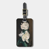 Edouard Manet – 白い牡丹の枝， Secateur ラゲッジタグ (正面縦)