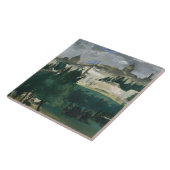 Edouard Manet – 葬儀 タイル (側面)