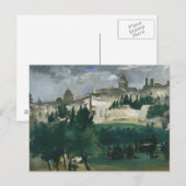 Edouard Manet – 葬儀 ポストカード (正面/裏面)