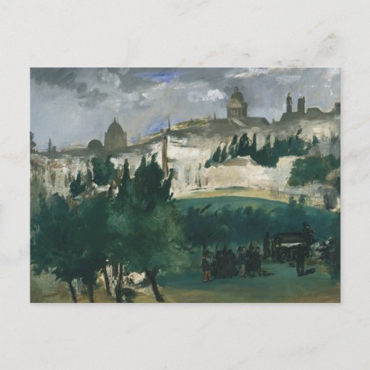 Edouard Manet – 葬儀 ポストカード (正面)