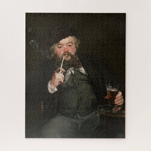 Edouard Manet - A Good Glass of Beer / Le bon bock ジグソーパズル (縦)