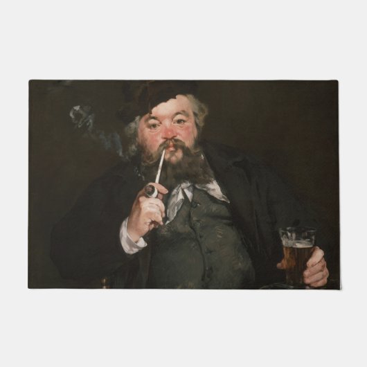 Edouard Manet - A Good Glass of Beer / Le bon bock ドアマット (正面)