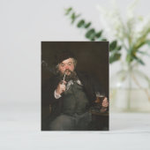 Edouard Manet - A Good Glass of Beer / Le bon bock ポストカード (スタンド正面)