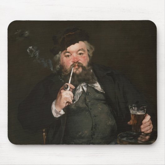 Edouard Manet - A Good Glass of Beer / Le bon bock マウスパッド (正面)