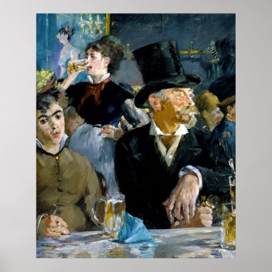 Edouard Manet - At the Cafe ポスター (正面)