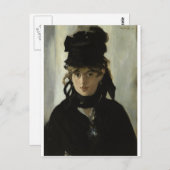 Edouard Manet - Berthe Morisot With a Bouquet ポストカード (正面/裏面)