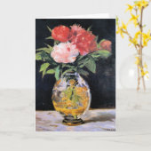Edouard Manet - Bouquet of Flowers, カード (黄色い花)