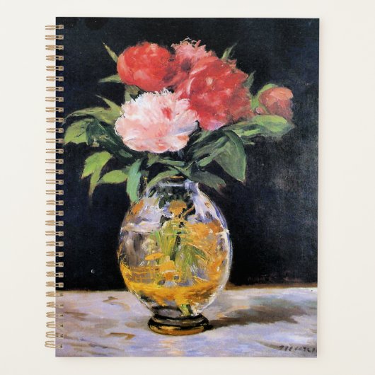 Edouard Manet - Bouquet of Flowers, プランナー手帳 (正面)