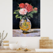 Edouard Manet - Bouquet of Flowers, ポスター (キッチン)