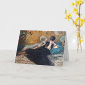 Edouard Manet - Lady with Fans カード (黄色い花)