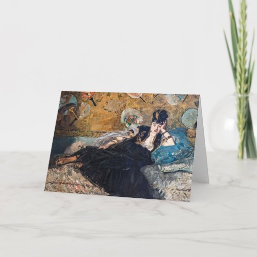 Edouard Manet - Lady with Fans カード (正面)