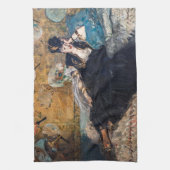 Edouard Manet - Lady with Fans キッチンタオル (縦)
