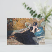 Edouard Manet - Lady with Fans サンキューカード (スタンド正面)
