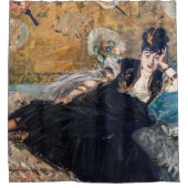 Edouard Manet - Lady with Fans シャワーカーテン (正面)