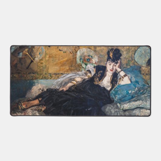 Edouard Manet - Lady with Fans デスクマット (正面)