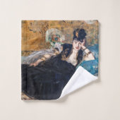 Edouard Manet - Lady with Fans バスタオルセット (ウォッシュタオル)