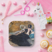 Edouard Manet - Lady with Fans ペーパープレート (パーティー)