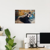 Edouard Manet - Lady with Fans ポスター (ホームオフィス)