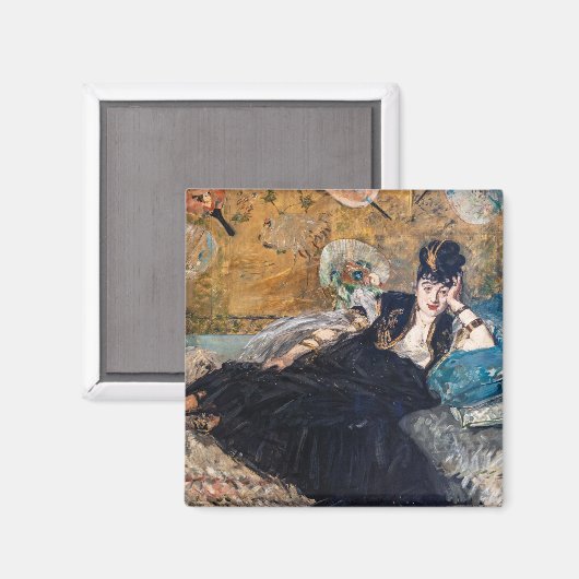 Edouard Manet - Lady with Fans マグネット (正面/裏面)