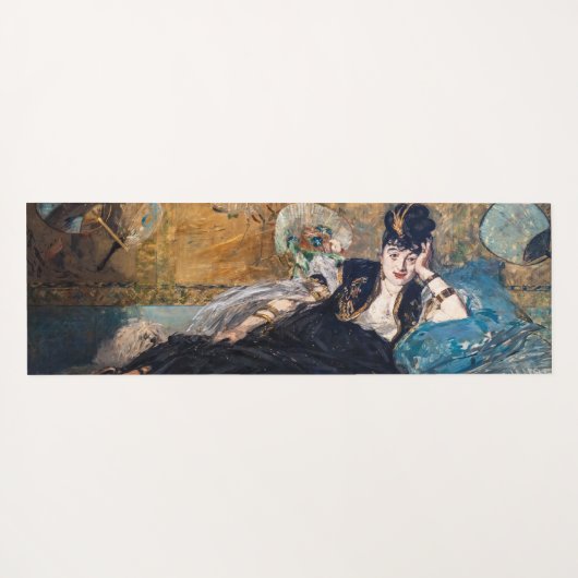 Edouard Manet - Lady with Fans ヨガマット (裏面(横))