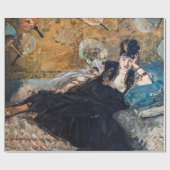 Edouard Manet - Lady with Fans ラッピングペーパー (フラット)