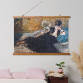 Edouard Manet - Lady with Fans 吊り下げ型タペストリー (寝室)