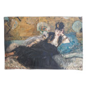 Edouard Manet - Lady with Fans 枕カバー (正面)