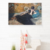 Edouard Manet - Lady with Fans 横断幕 (インサイチュ)