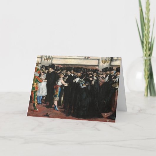 Edouard Manet - Masked Ball at the Opera カード (正面)