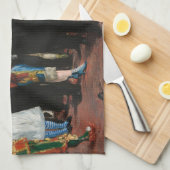 Edouard Manet - Masked Ball at the Opera キッチンタオル (四つ折り)