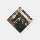 Edouard Manet - Masked Ball at the Opera スタンダードカクテルナプキン (角)